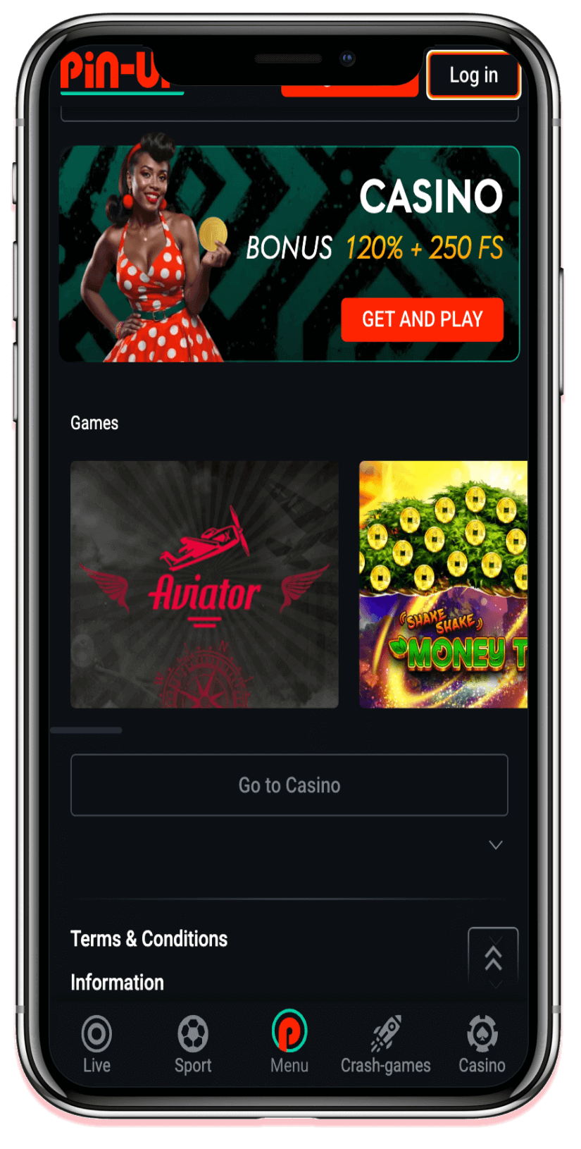 PinUp Casino Download for Android (APK) and iOS